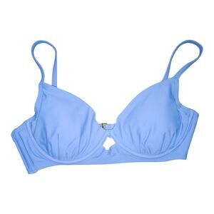 Shade and Shore Womens Blue Swimsuit Top Size 36C New with Tags